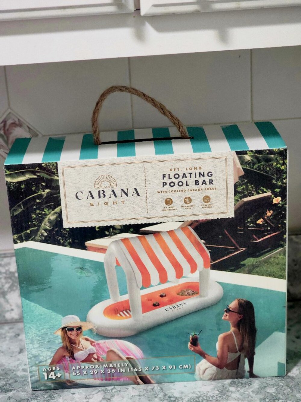 Floating Cabana Bar Pool_ Brand New In Original Box Never Opened